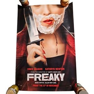 Freaky 2020 Promo Movie Poster 27x40 Vince Vaughn, Kathryn Newton Celeste Connor